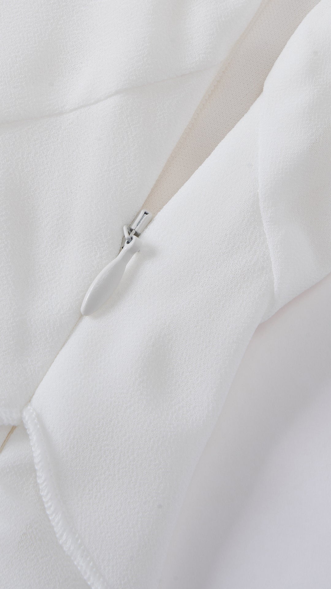 Vestito Donna Spalline Sottili con Balze Oblique, Abito Midi Smanicato Scollatura a V, Modello Elegante per Serate e Vacanze