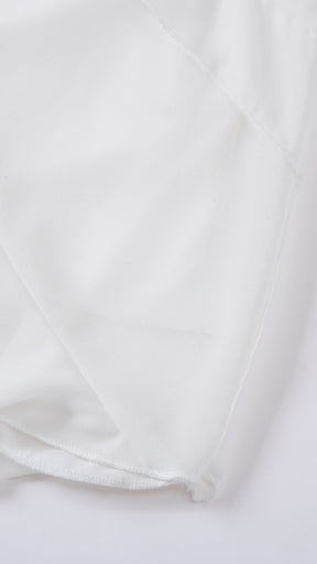 Vestito Maxi Spalline Regolabili con Balze Oblique, Abito Scollatura a V Fluido Donna per Vacanze e Feste