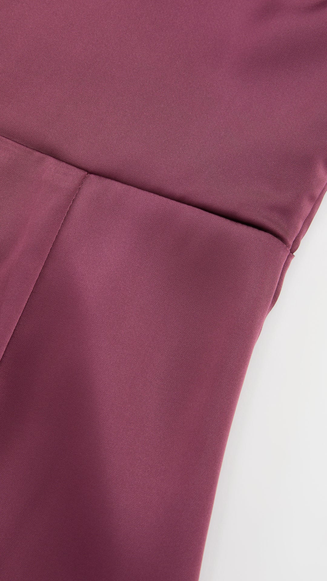 Abito Lungo Monospalla con Collarino e Fiocco in Satin - Eleganza per Matrimoni e Serate Speciali