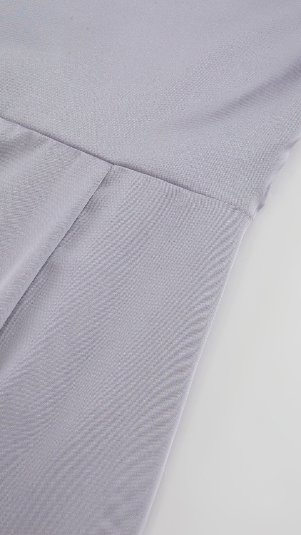 Abito Lungo Monospalla con Collarino e Fiocco in Satin - Eleganza per Matrimoni e Serate Speciali（副本）