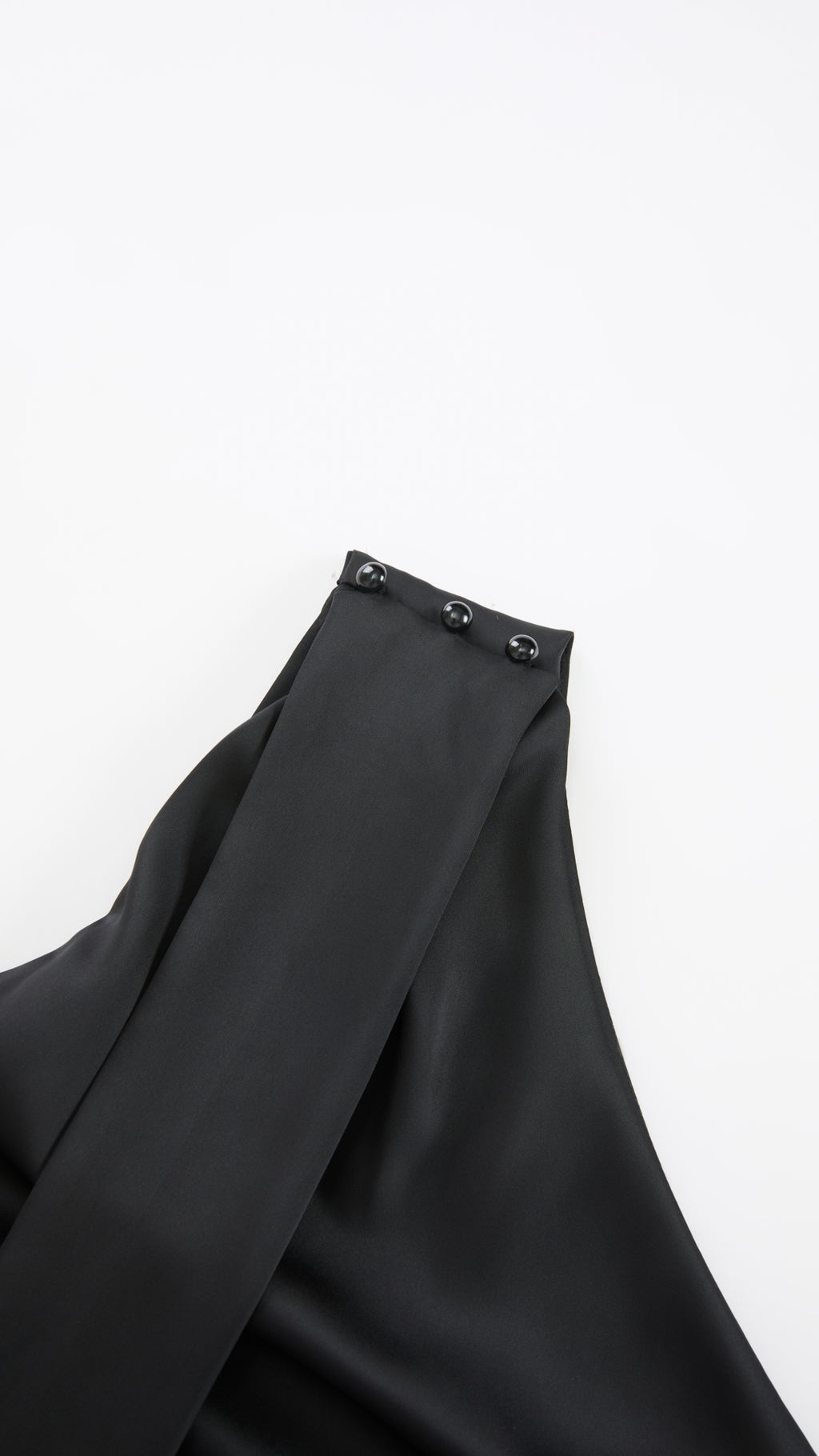 Abito Lungo Monospalla con Collarino e Fiocco in Satin - Eleganza per Matrimoni e Serate Speciali（副本）