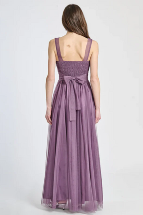 Ginevra shiny tulle wide dress
