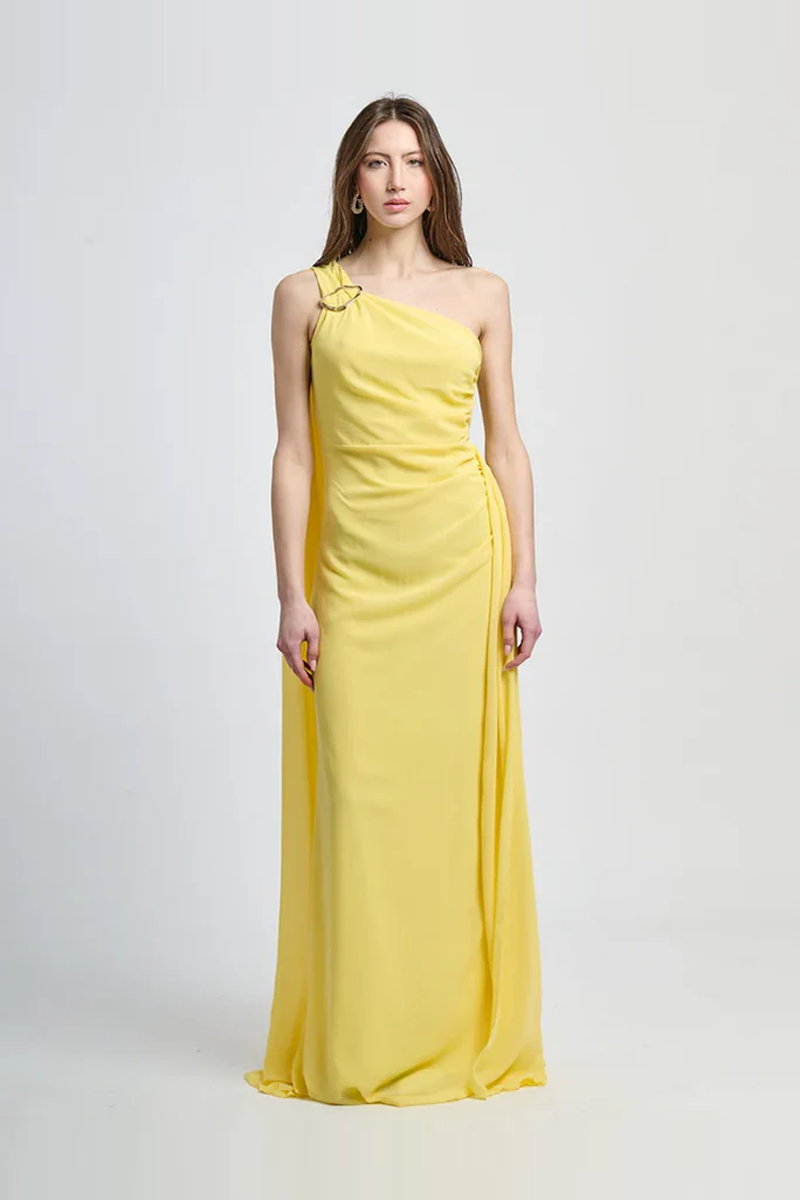Venus One Shoulder Maxi Dress 