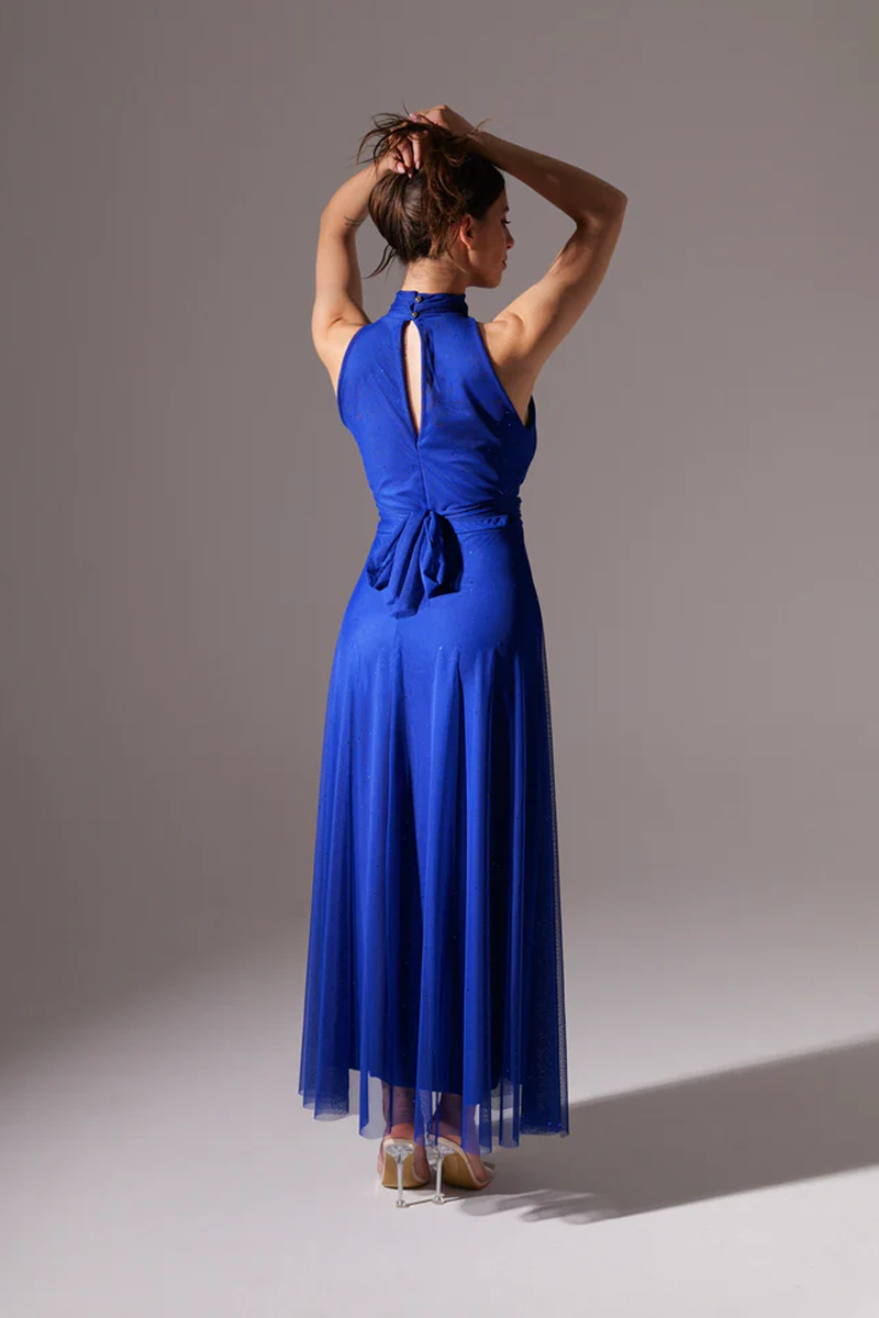 Caterina Halter Neck Tulle Dress 