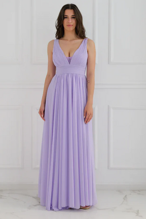 Zoe Long Tulle Wide Bridesmaid Dress