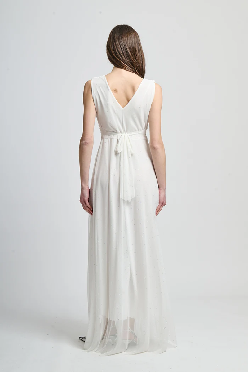 Sleeveless Tulle Bridesmaid Dress Riflesso 