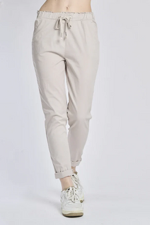 Pantaloni in cotone jogger Teodora