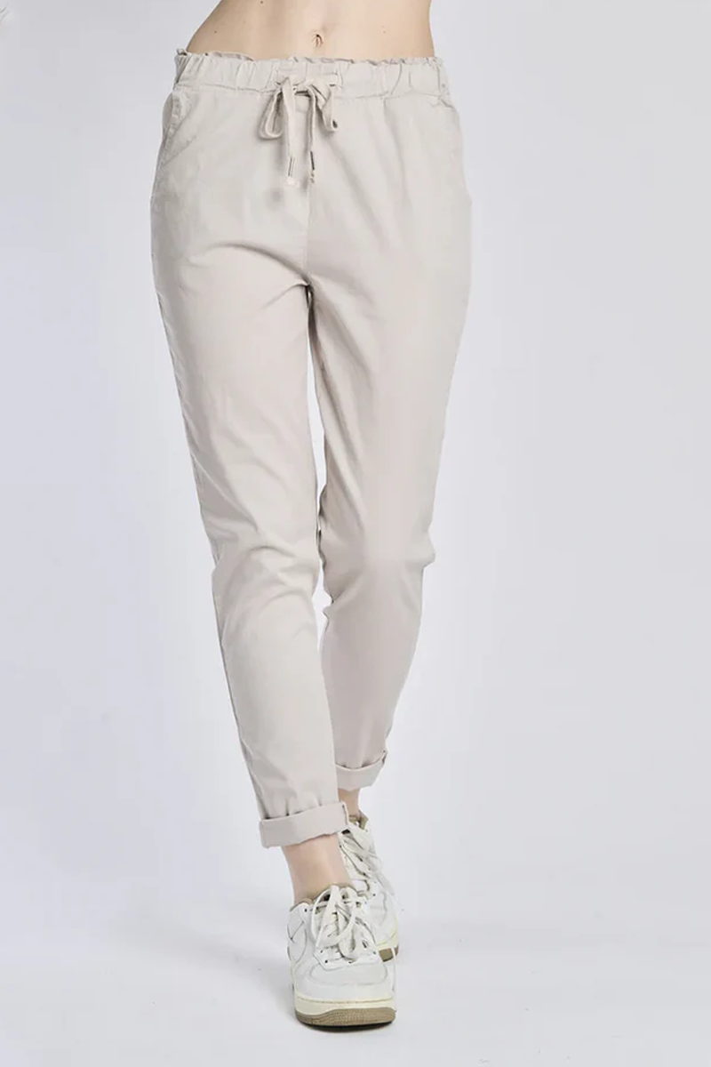 Pantaloni jogger din bumbac Teodora