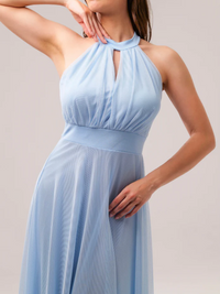 Abito lungo in tulle cut out Lucrezia