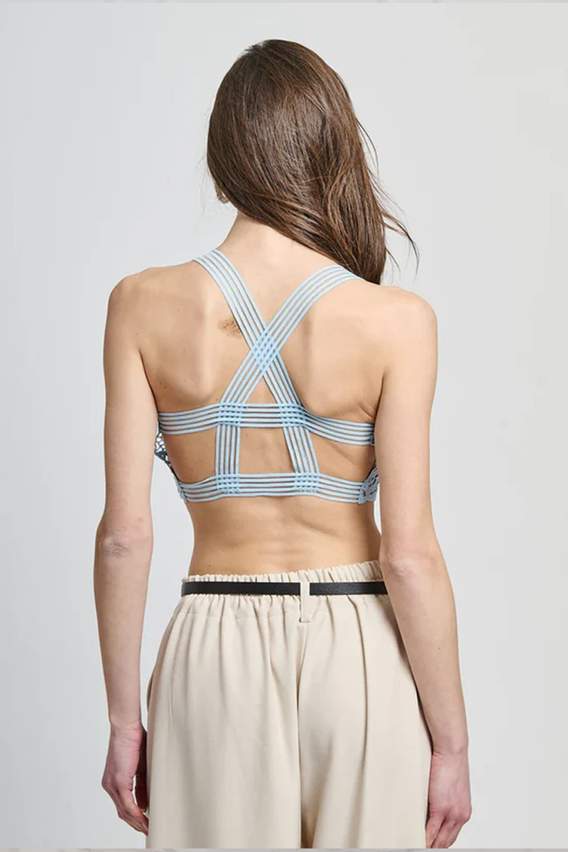 Sonia openwork lace top