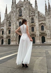 Caterina Halter Neck Tulle Dress 