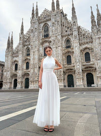 Caterina Halter Neck Tulle Dress 