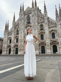 Caterina Halter Neck Tulle Dress 