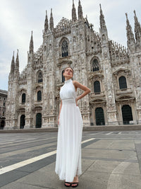 Caterina Halter Neck Tulle Dress 