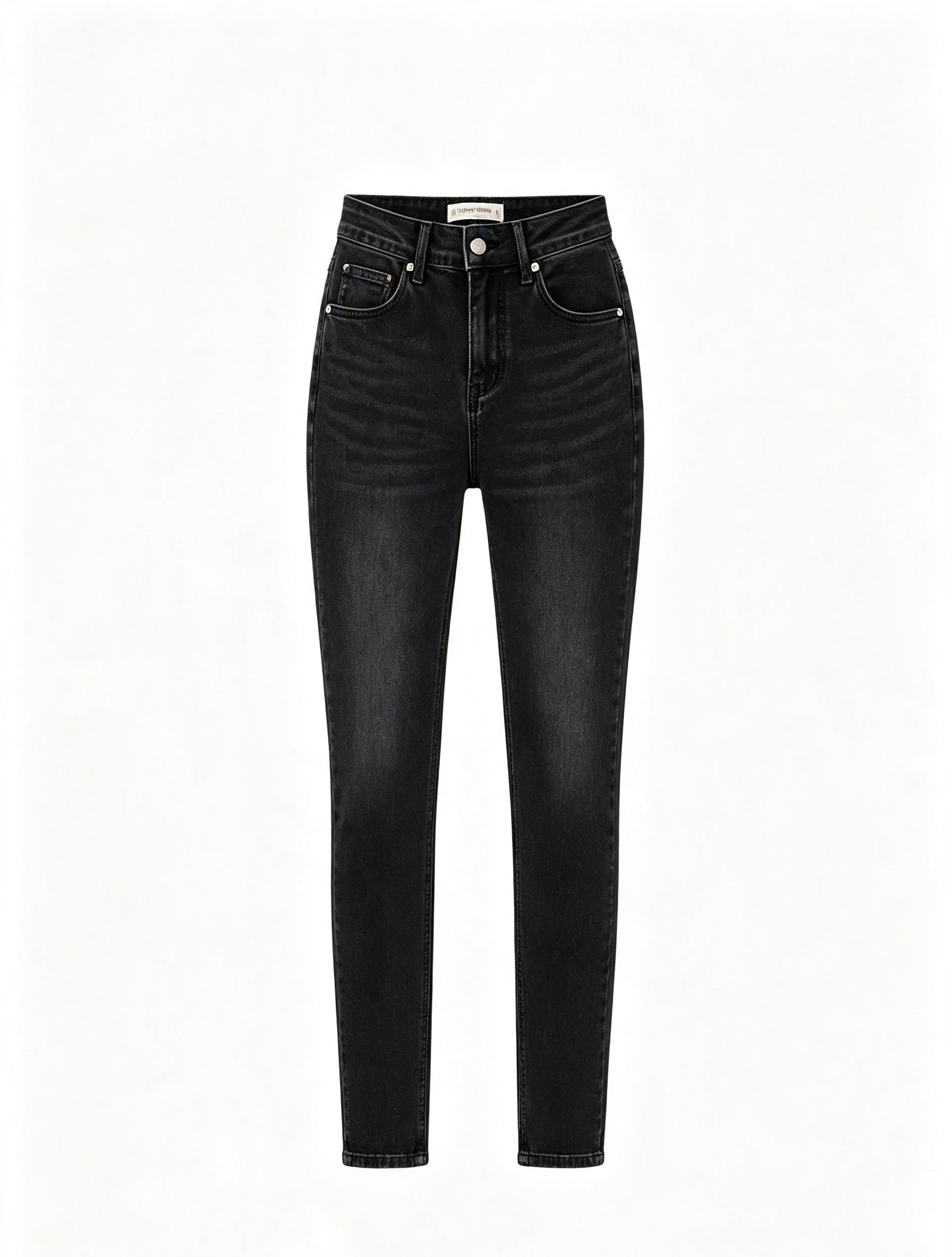 Pantaloni jeans skinny vita alta donna, jeans aderenti elasticizzati, pantaloni casual multicolore, taglie XS-XL