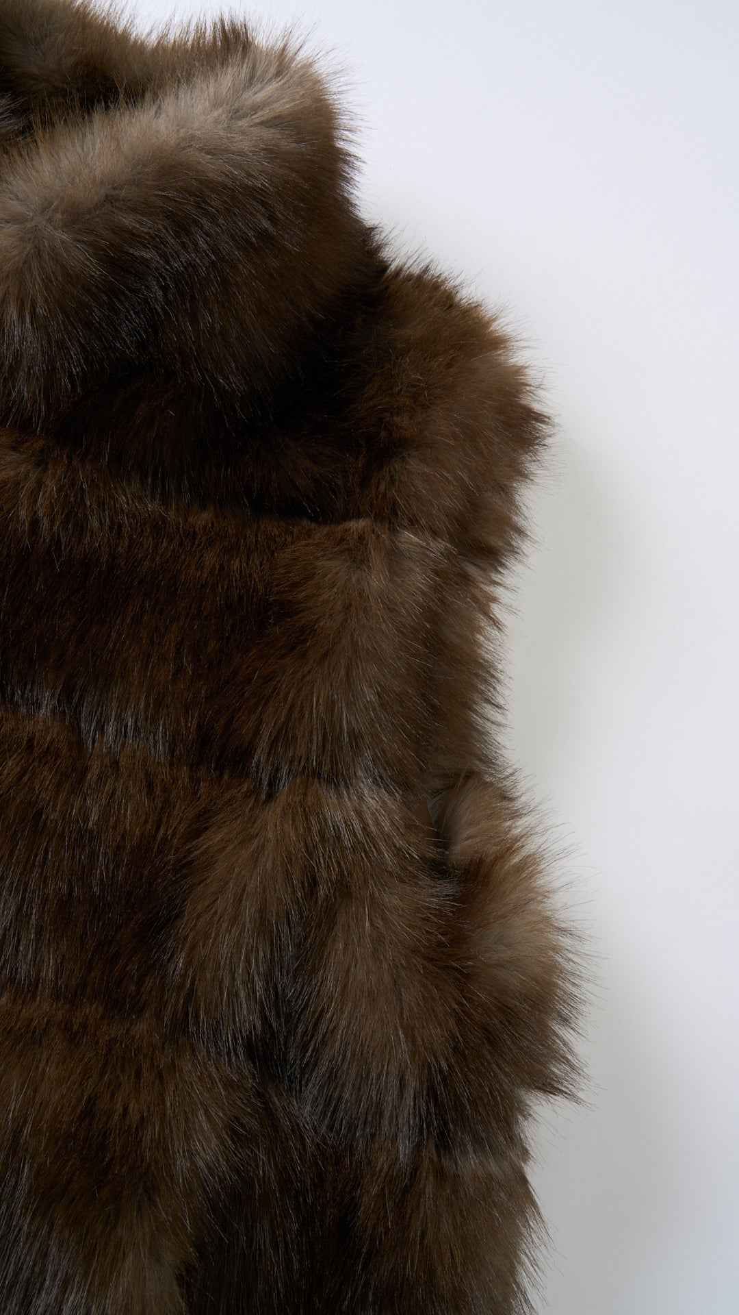 Gilet Senza Maniche Donna in Pelliccia Sintetica, Modello Collo Alto Elegante, Gilet Corto Invernale Casual per Abbinamenti Outfit
