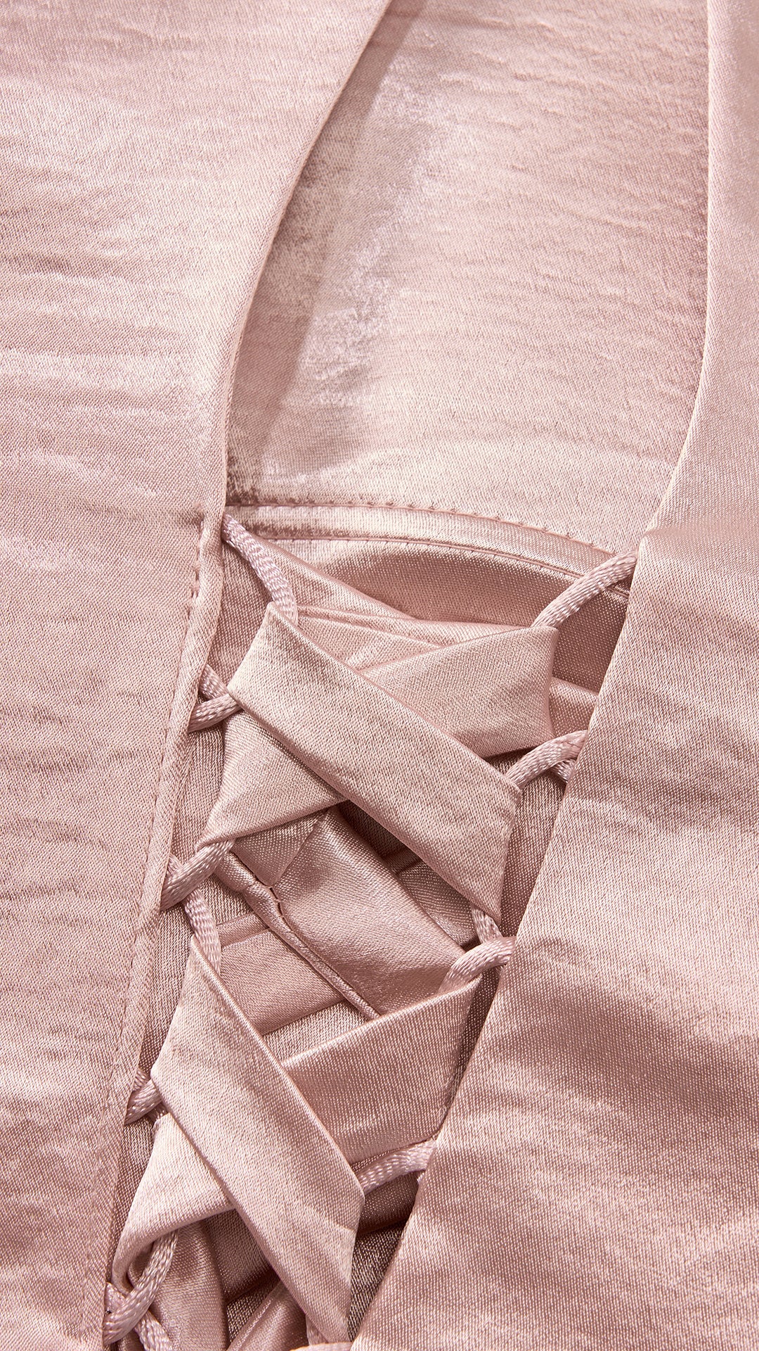 Vestito Lungo Satin Donna Collo Halter con Fiocco Legabile, Abito Elegante Vita Definita e Gonna Ampia da Cerimonia