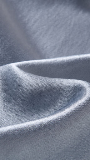 Vestito Lungo Satin Donna Spallina Singola con Maxi Fiocco, Abito Elegante da Cerimonia e Festa Smanicato