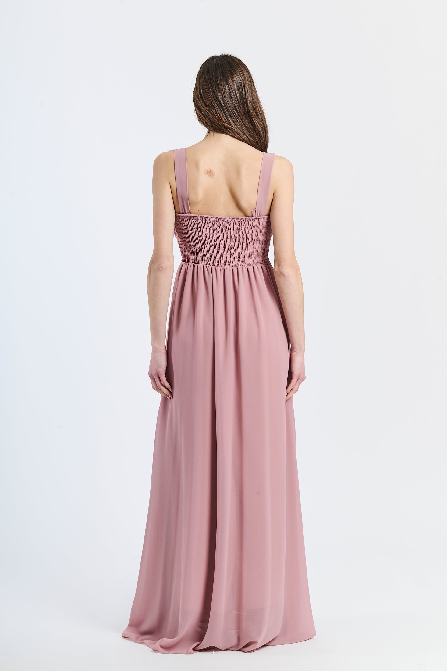 Abito da damigella ampio lungo CHIFFON Zoe