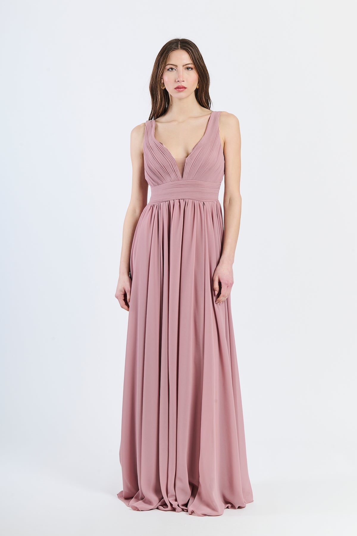 Zoe Long Tulle Wide Bridesmaid Dress