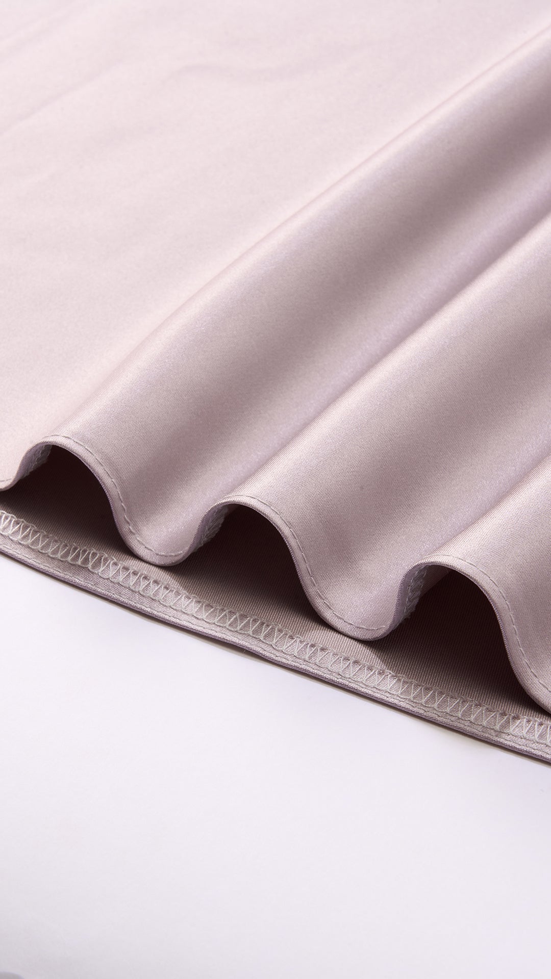 Vestito Lungo Satin Spalline Sottili a Spalla Scoperta, Abito Elegante Donna da Cerimonia con Busto Arricciato e Gonna Ampia