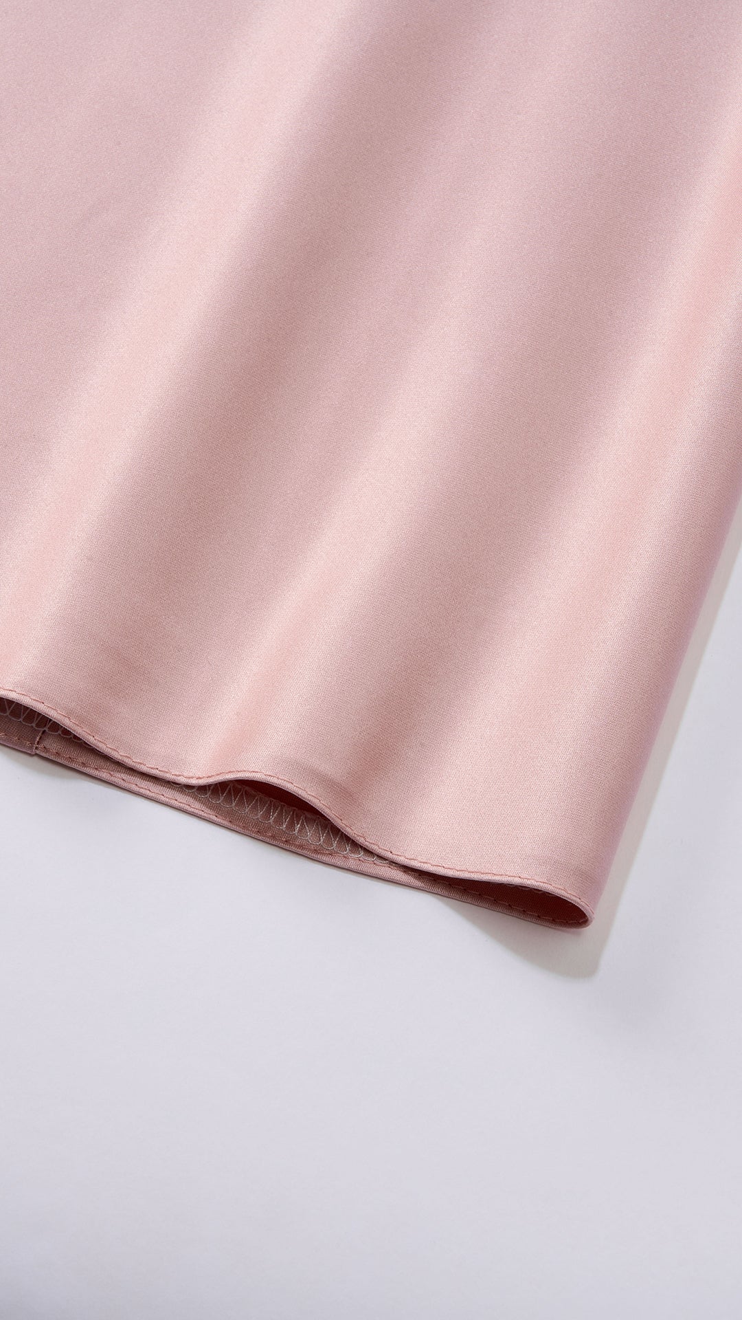 Vestito Lungo Satin Spalline Sottili a Spalla Scoperta, Abito Elegante Donna da Cerimonia con Busto Arricciato e Gonna Ampia