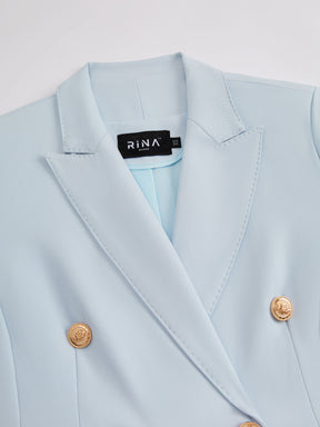 Completo Donna Due Pezzi - Blazer Doppiopetto e Pantaloni per Ufficio e Cerimonie