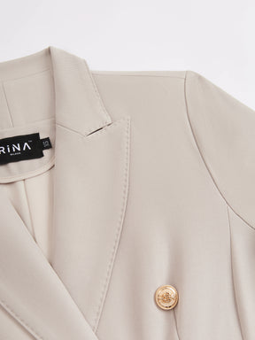 Completo Donna Due Pezzi - Blazer Doppiopetto e Pantaloni per Ufficio e Cerimonie