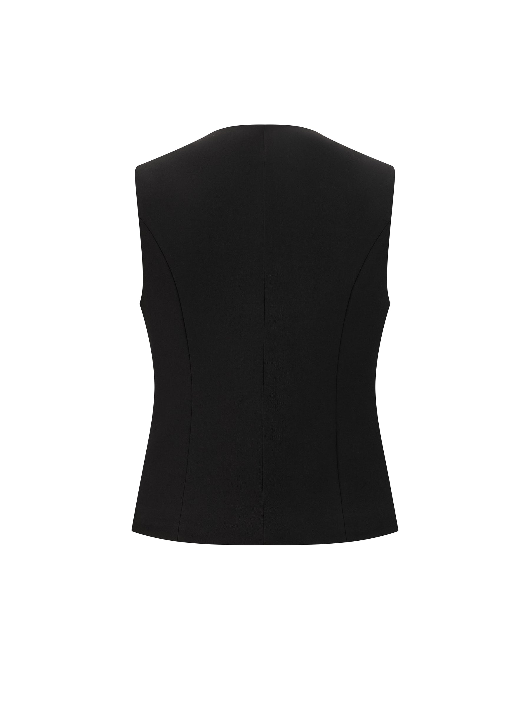 Gilet Donna Elegante a Collo V - Modello Slim Fit per Ufficio e Combinazioni