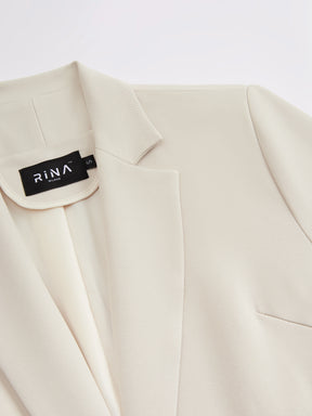 Blazer Donna Professionale - Modello Classico a Un Bottone per Stile Quotidiano