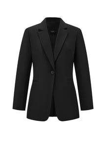 Blazer Donna Professionale - Modello Classico a Un Bottone per Stile Quotidiano