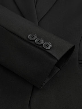 Blazer Donna Professionale - Modello Classico a Un Bottone per Stile Quotidiano