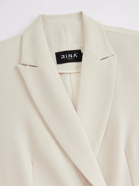 Blazer doppiopetto da donna - Stile classico con bottoni raffinati - Abbigliamento professionale e sofisticato, adatto sia per occasioni formali che quotidiane