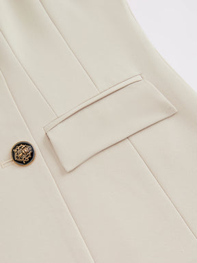 Blazer doppiopetto da donna - Stile classico con bottoni raffinati - Abbigliamento professionale e sofisticato, adatto sia per occasioni formali che quotidiane