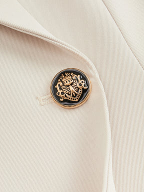 Blazer doppiopetto da donna - Stile classico con bottoni raffinati - Abbigliamento professionale e sofisticato, adatto sia per occasioni formali che quotidiane