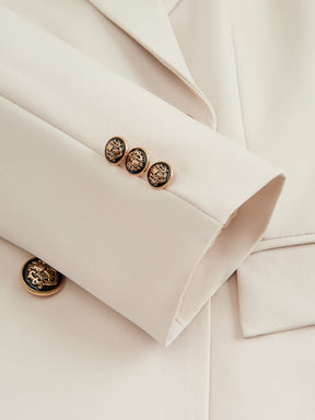 Blazer doppiopetto da donna - Stile classico con bottoni raffinati - Abbigliamento professionale e sofisticato, adatto sia per occasioni formali che quotidiane