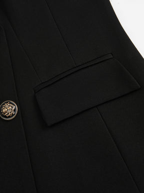 Blazer doppiopetto da donna - Stile classico con bottoni raffinati - Abbigliamento professionale e sofisticato, adatto sia per occasioni formali che quotidiane