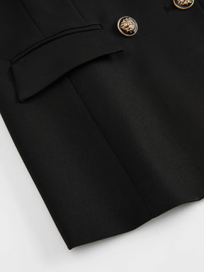 Blazer doppiopetto da donna - Stile classico con bottoni raffinati - Abbigliamento professionale e sofisticato, adatto sia per occasioni formali che quotidiane