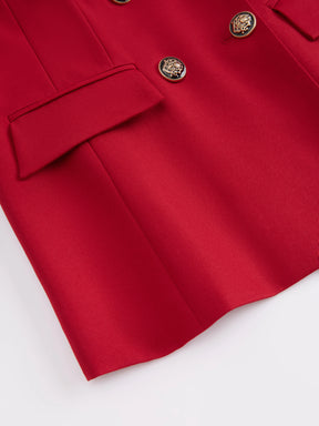 Blazer doppiopetto da donna - Stile classico con bottoni raffinati - Abbigliamento professionale e sofisticato, adatto sia per occasioni formali che quotidiane
