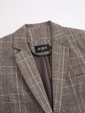 Giacca Blazer Donna Classica - Design con Motivo Intramontabile per Occasioni Formali