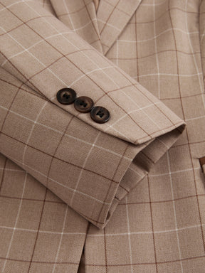 Tuta Donna Elegante - Giacca con Motivo e Pantaloni per Look Sophisticato