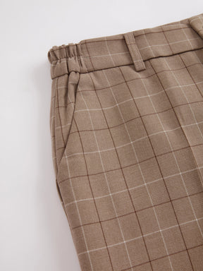 Tuta Donna Elegante - Giacca con Motivo e Pantaloni per Look Sophisticato