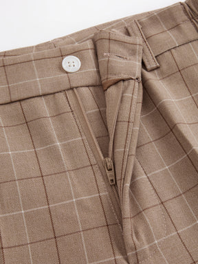 Tuta Donna Elegante - Giacca con Motivo e Pantaloni per Look Sophisticato