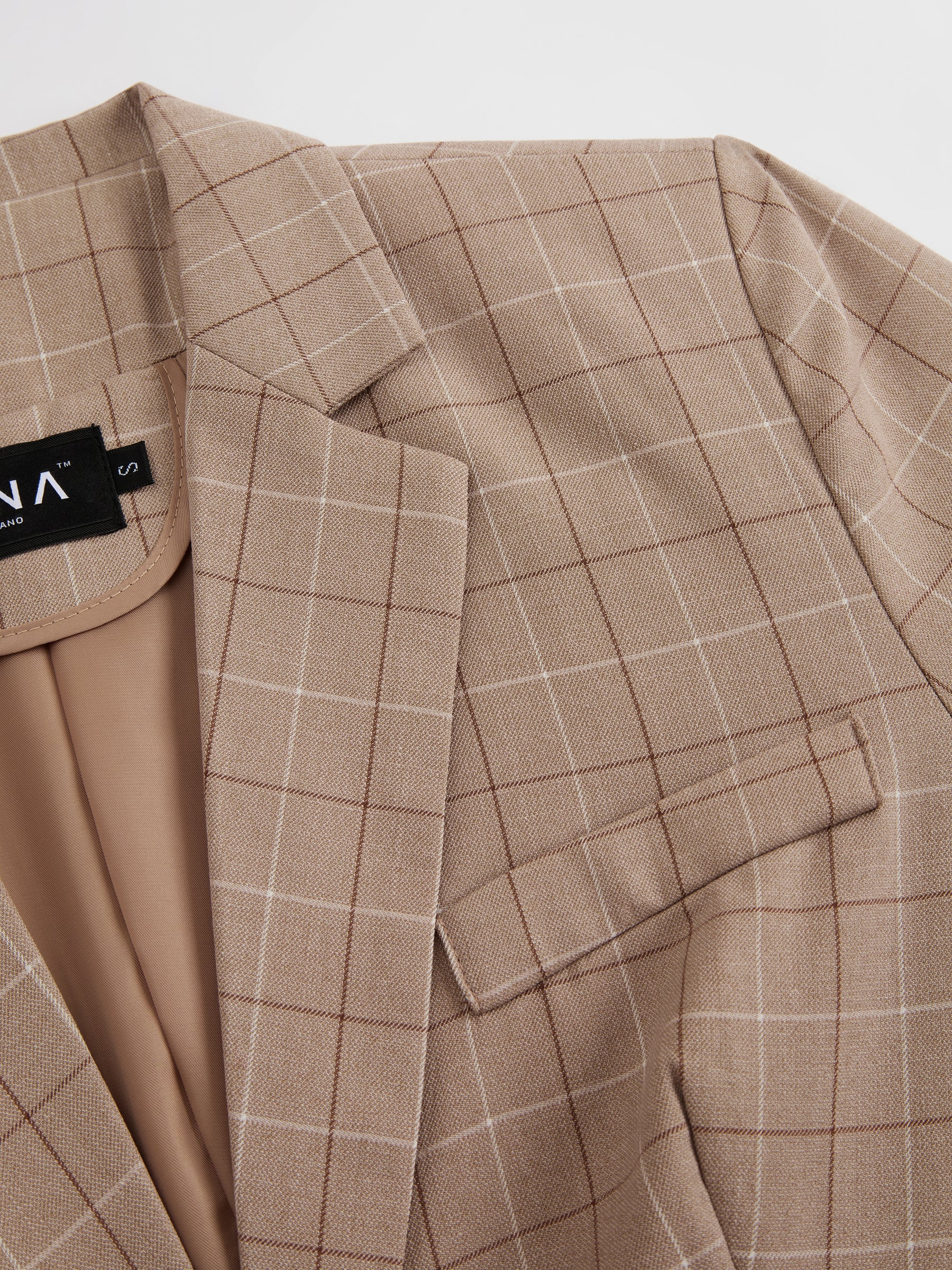 Tuta Donna Elegante - Giacca con Motivo e Pantaloni per Look Sophisticato