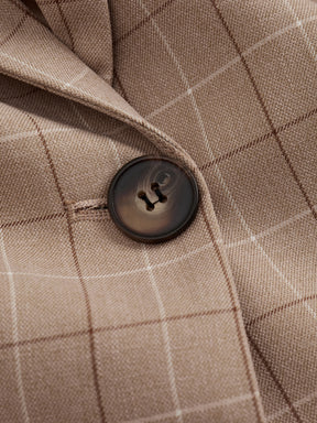 Tuta Donna Elegante - Giacca con Motivo e Pantaloni per Look Sophisticato