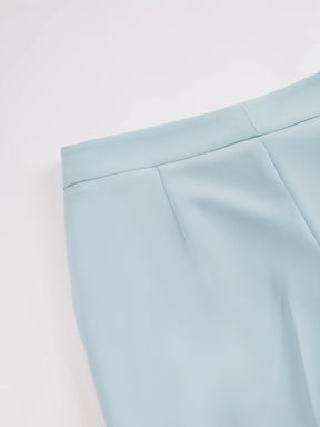 Set Blazer e Pantaloni Donna - Design con Pieghe Frontali per Stile Professionale