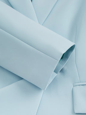 Set Blazer e Pantaloni Donna - Design con Pieghe Frontali per Stile Professionale