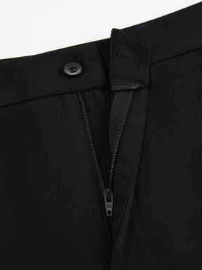 Set Blazer e Pantaloni Donna - Design con Pieghe Frontali per Stile Professionale