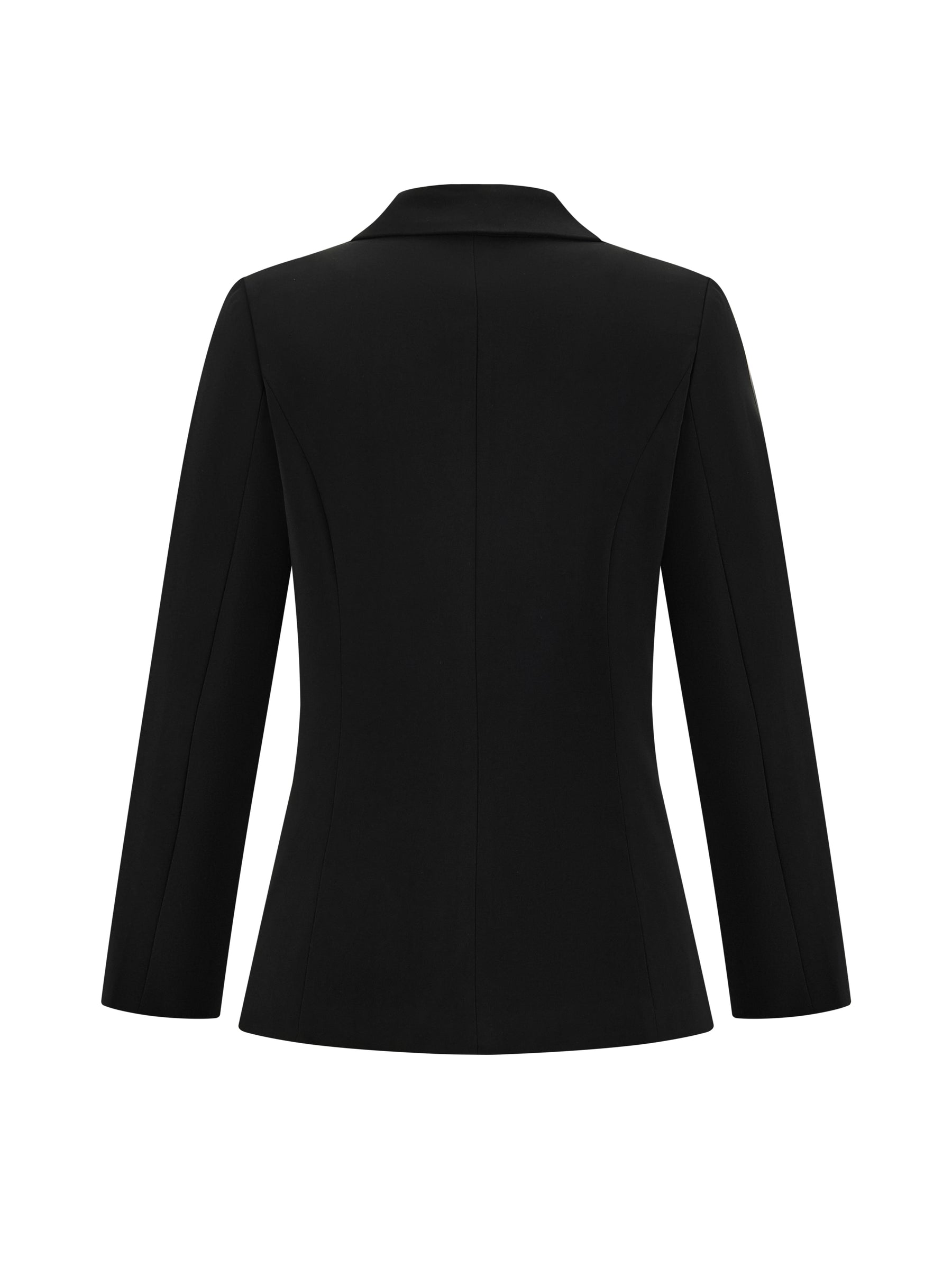 Set Blazer e Pantaloni Donna - Design con Pieghe Frontali per Stile Professionale