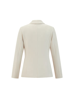 Blazer slim fit da donna: elegante blazer monopetto, adatto per l'ufficio e le occasioni formali.